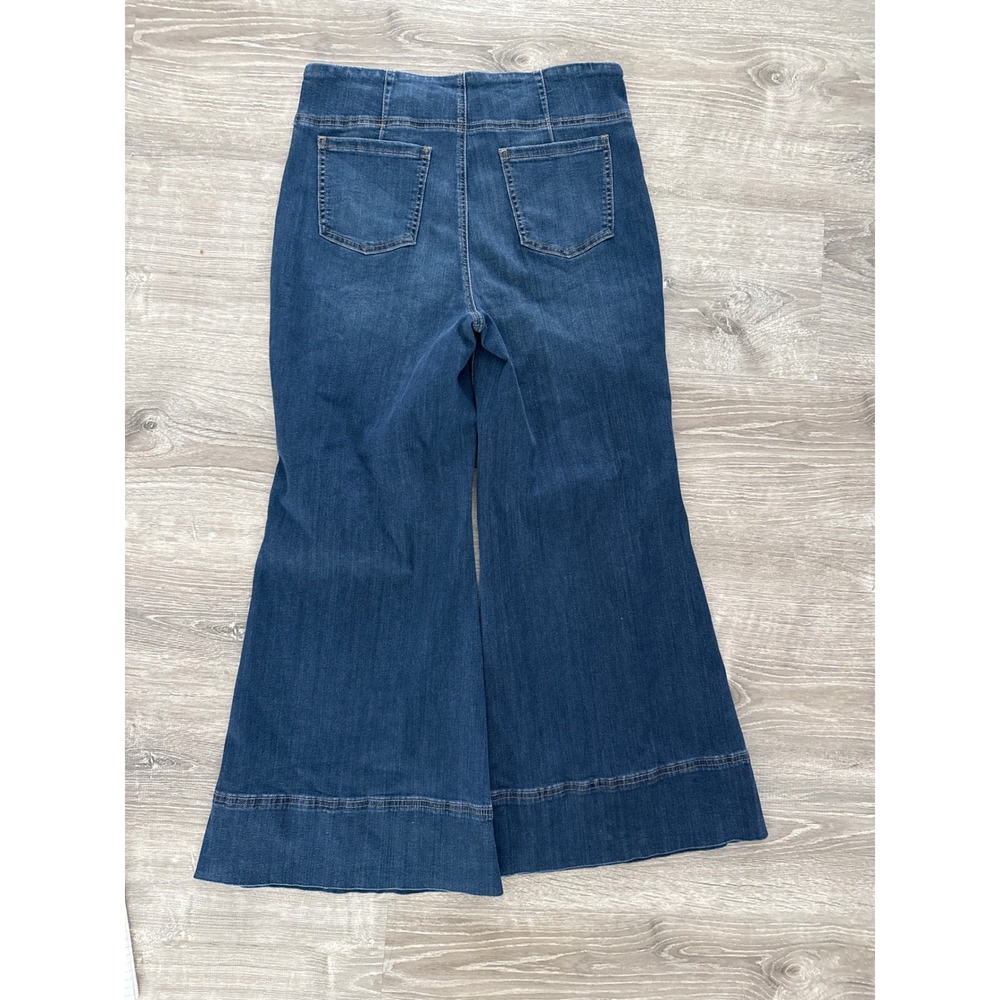 Chico's Indigo Flare Wide-Leg Jeans - Picture 5 of 6